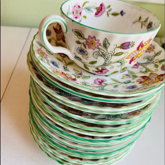 10 Royal Doulton Haddon Hall Tea ☕️ Cup Plates - Picture 7 of 16